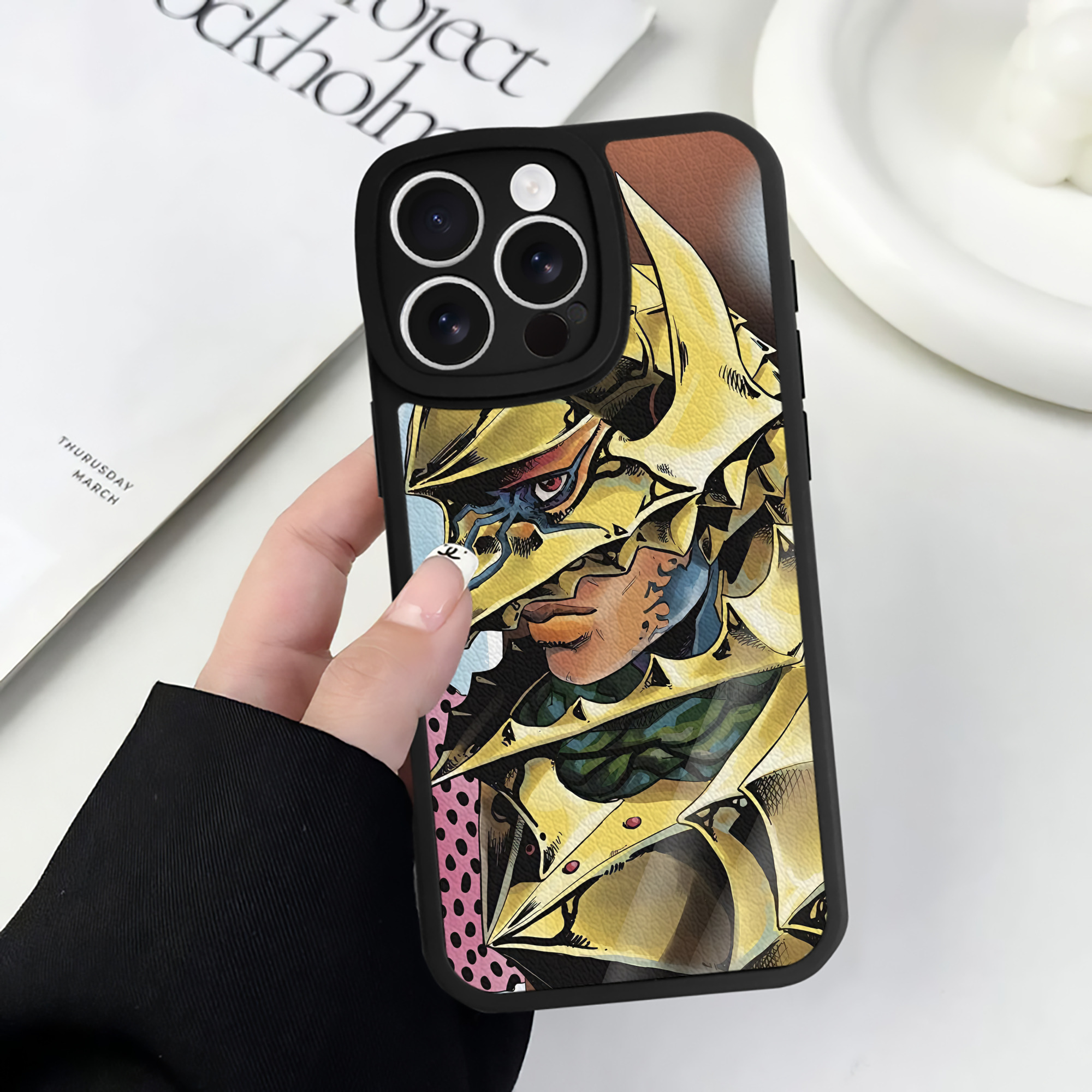（画像用） 北斗の拳 Fist of the North Star 【iPhone 16シリーズ対応】シリコンスマホケース（レザー調） 材質：シリコン